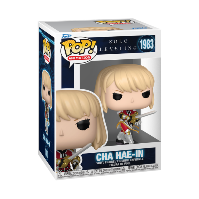 Funko Pop! Figura de Vinilo Solo Leveling: Cha Hae-In - Coleccionable de 9 cm con Caja Original