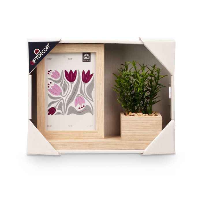 Portafoto 10X15Cm Con Planta Giftdecor (8 Unidades) 2 Portafoto 10X15Cm Con Planta Giftdecor (8 Unidades) 2