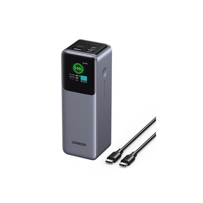 Ugreen 25000Mah 200W Fast Charging Powerbank Gris 0 Ugreen 25000Mah 200W Fast Charging Powerbank Gris 0