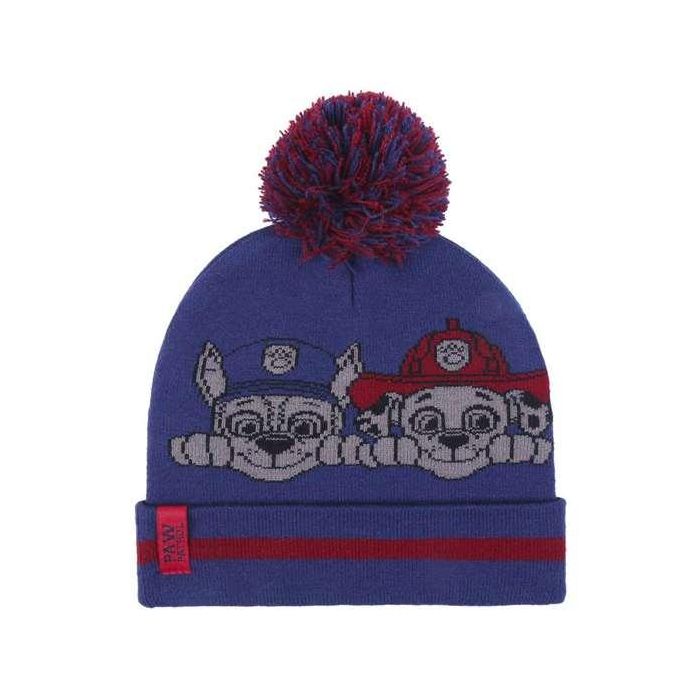 Cerdá Gorro de Punto Jacquard Paw Patrol Azul, 100% Acrílico para Niños de 3 a 12 Años