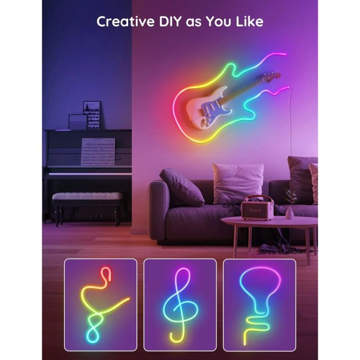 Govee RGBIC Neon Rope Light 2m 6 Govee RGBIC Neon Rope Light 2m 6