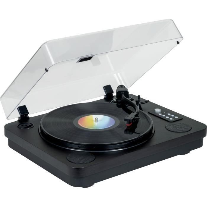 Tocadiscos de vinilo Bluetooth - THOMSON - TT650BT - Grabación USB - 2 altavoces - Negro 1 Tocadiscos de vinilo Bluetooth - THOMSON - TT650BT - Grabación USB - 2 altavoces - Negro 1