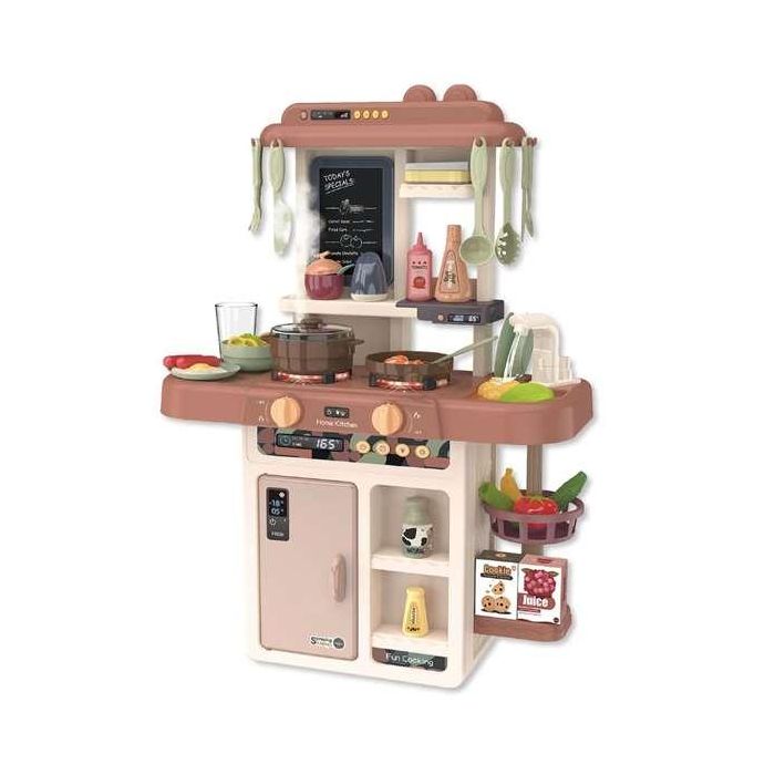 Cocina moderna con 42 accesorios, luces, sonidos y vapor, 63x45'5x22cm 2