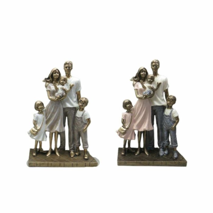 Figura Moderno DKD Home Decor Multicolor 11.5 x 34 x 24 cm (2 Unidades)