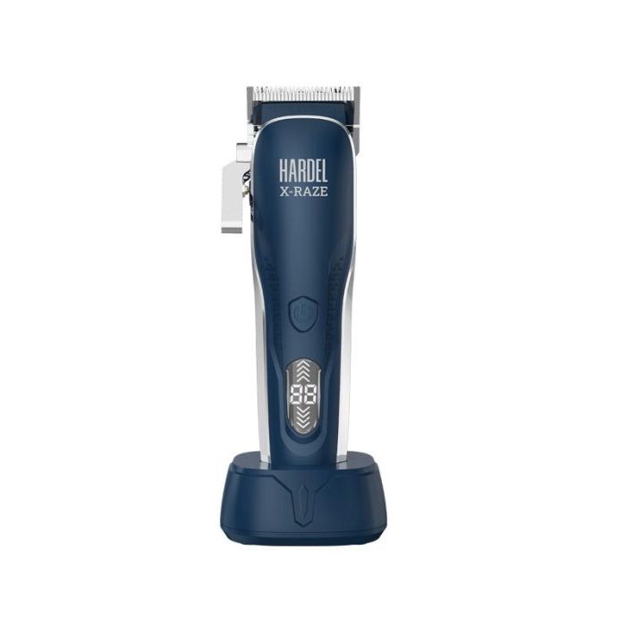 Hardel X-Raze Hair Clipper Profesional - 5 Longitudes de Corte, 8 Peines, 4 Velocidades, Autonomía 180 min