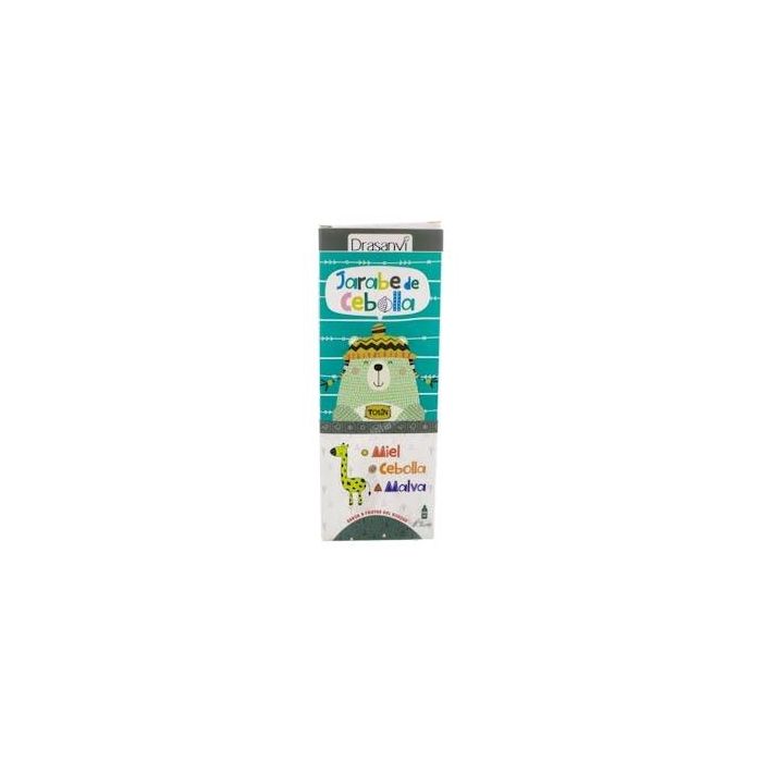 DRASANVI Jarabe de Cebolla y Malva Infantil para Suavizar la Garganta Sabor Frutos del Bosque 250ml