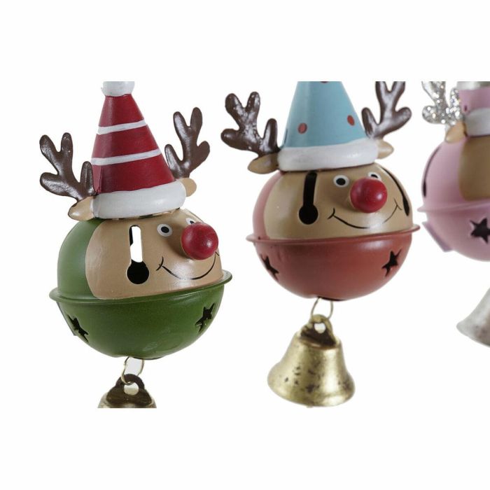 Adorno Navideño DKD Home Decor Metal Reno (3 pcs) (6.5 x 6 x 11 cm) 1