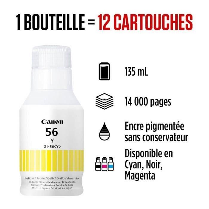 CANON Botella de tinta amarillo GI-56Y para GX6050 GX7050 1