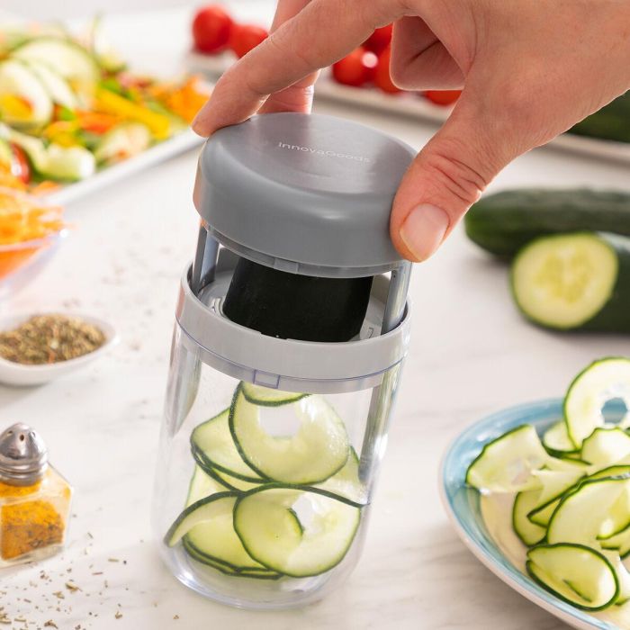 Cortador de Verduras en Espiral y Rallador con Recetas Vigizer InnovaGoods 13 Cortador de Verduras en Espiral y Rallador con Recetas Vigizer InnovaGoods 13