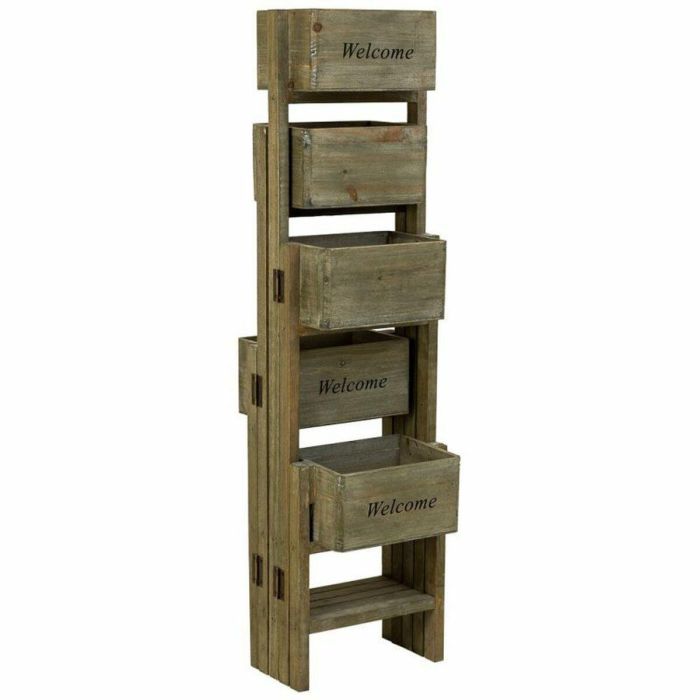 Soporte para Maceta Alexandra House Living Marrón Madera de Paulonia 15 x 90 x 124 cm 5 Soporte para Maceta Alexandra House Living Marrón Madera de Paulonia 15 x 90 x 124 cm 5