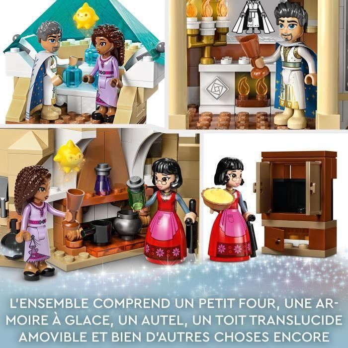 LEGO Disney Wish 43224 Castillo del Rey Magnífico, juguete de la película Wish con minifigura de Asha, Dahlia y el Rey Magnífico 2 LEGO Disney Wish 43224 Castillo del Rey Magnífico, juguete de la película Wish con minifigura de Asha, Dahlia y el Rey Magnífico 2