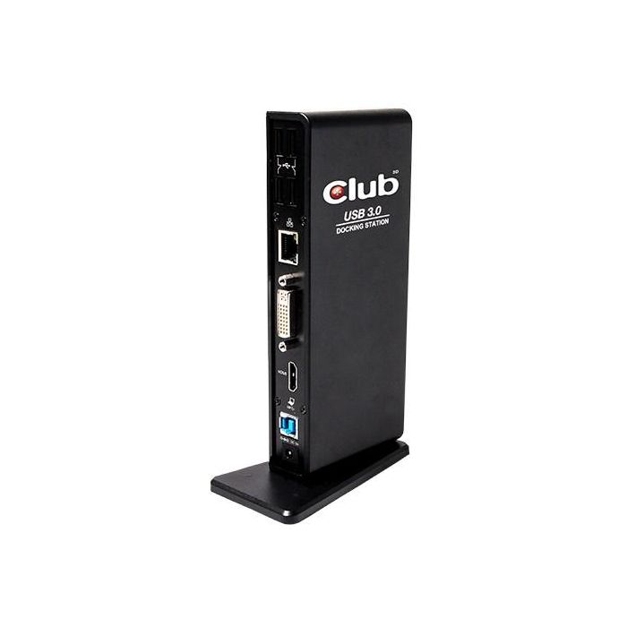 Club3D Docking Station USB 3.2 Gen 1 Dual Display HDMI DVI Gigabit Ethernet 4xUSB 2.0 2xUSB 3.2 Gen 1 Negro 13