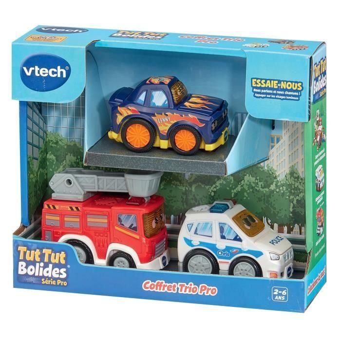 Vtech VTE3417764205058 - Tut Tut Bólides Vehículos Serie Pro - Trío Box Set 2 Vtech VTE3417764205058 - Tut Tut Bólides Vehículos Serie Pro - Trío Box Set 2