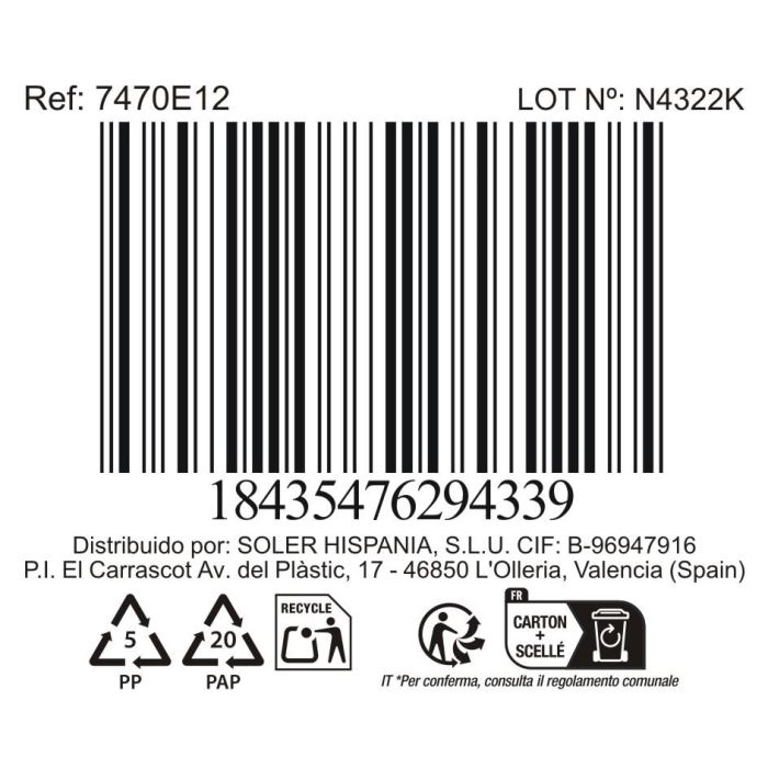 La Mediterranea Bol Black Clay 200 ml, 10 x 5.1 cm (24 Unidades) 3