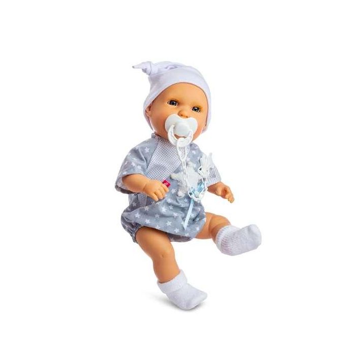 Berjuan Muñeco Llorón Baby Susu Niño 38cm con Chupete, Interactivo que Emite Sonidos, Incluye Pilas, para Bebés +0 Meses 0 Berjuan Muñeco Llorón Baby Susu Niño 38cm con Chupete, Interactivo que Emite Sonidos, Incluye Pilas, para Bebés +0 Meses 0
