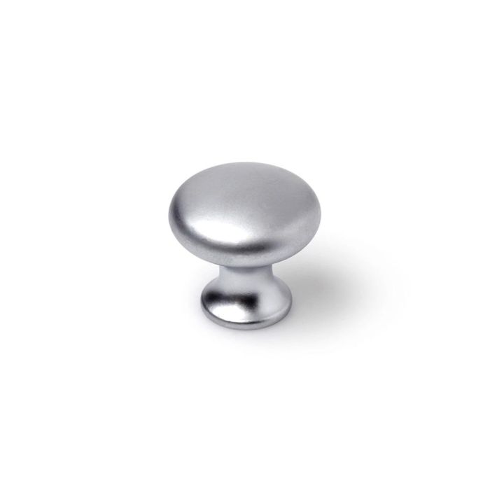 Rei Pomos para mueble, 4 unid., zamak acabado cromo mate, Ø25mm, mod. 760 Rei Pomos para mueble, 4 unid., zamak acabado cromo mate, Ø25mm, mod. 760