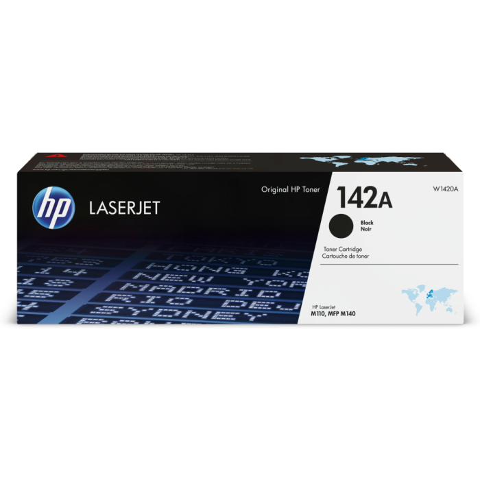 HP Toner LaserJet M140, M141, negro 142A
