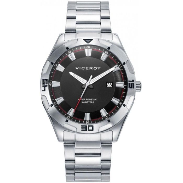 Reloj Hombre Viceroy 401283-97 Negro Plateado (Ø 43 mm) Reloj Hombre Viceroy 401283-97 Negro Plateado (Ø 43 mm)