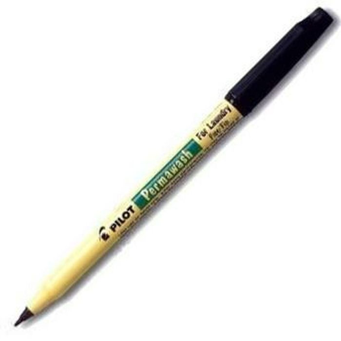 Rotulador Pilot Permawash Negro (12 Unidades) 1 Rotulador Pilot Permawash Negro (12 Unidades) 1