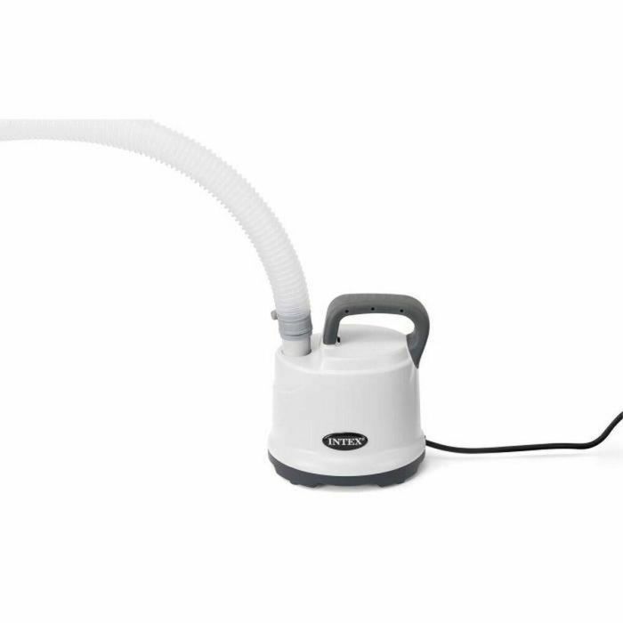 Intex Bomba de Vacío para Piscinas, 99W, 220-240V, Caudal 3595L/h. Incluye manguera drenaje 32mm x 5m y adaptador.