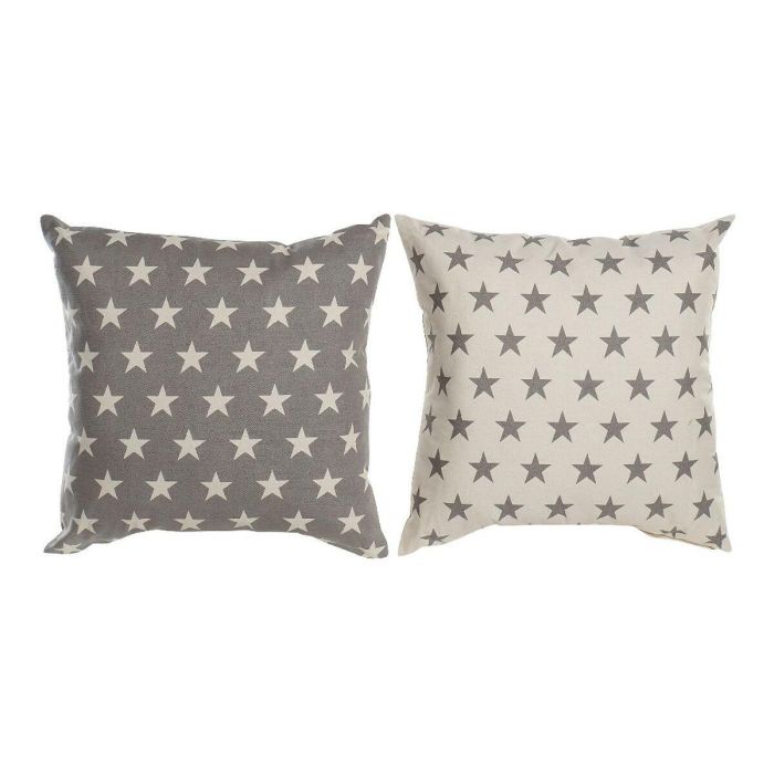 Cojin Scandi DKD Home Decor Beige Marron 10 x 60 x 60 cm (2 Unidades) Cojin Scandi DKD Home Decor Beige Marron 10 x 60 x 60 cm (2 Unidades)