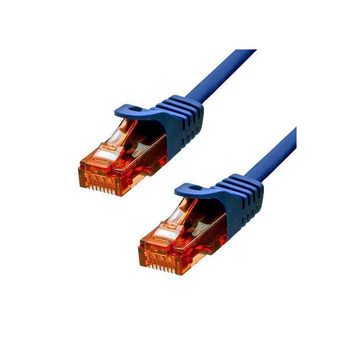 ProXtend Cable Ethernet CAT6 U/UTP CU LSZH Azul 7m con 99.9% Cobre Puro, Conector 50µ Oro y Soporte PoE+ 0 ProXtend Cable Ethernet CAT6 U/UTP CU LSZH Azul 7m con 99.9% Cobre Puro, Conector 50µ Oro y Soporte PoE+ 0