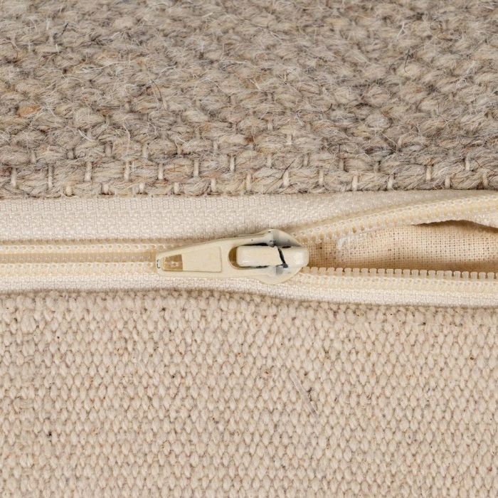 Puf Multicolor Lana-Algodón Decoración 45 X 45 X 45 cm