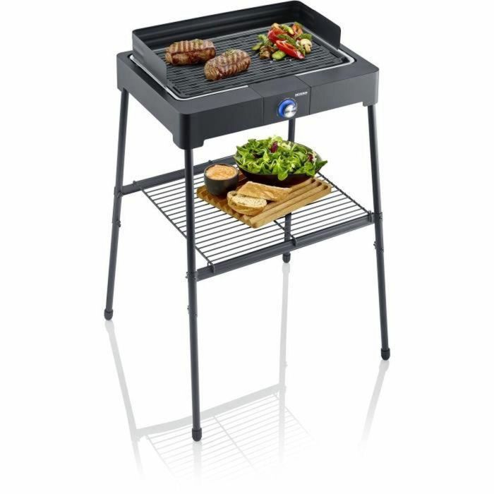 Severin PG8568 Barbacoa Eléctrica de Pie 2200W, Parrilla de Aluminio Fundido, Bandeja Antihumo y Olores, 85cm Altura 2 Severin PG8568 Barbacoa Eléctrica de Pie 2200W, Parrilla de Aluminio Fundido, Bandeja Antihumo y Olores, 85cm Altura 2