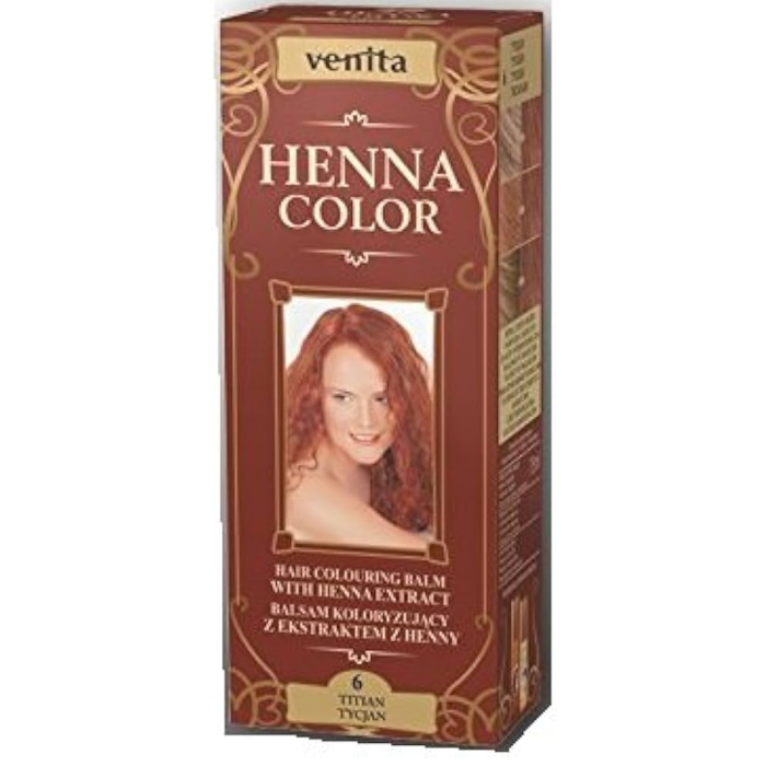 Venita Henna Color 6 Titian Hair Dye 75 mL