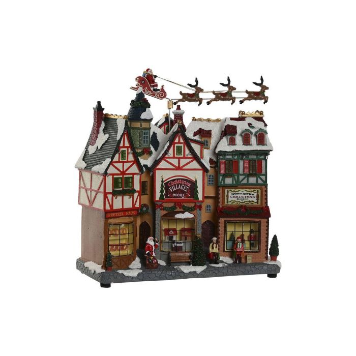 Ciudad Navidad Tradicional DKD Home Decor Multicolor 15 x 32 x 34 cm