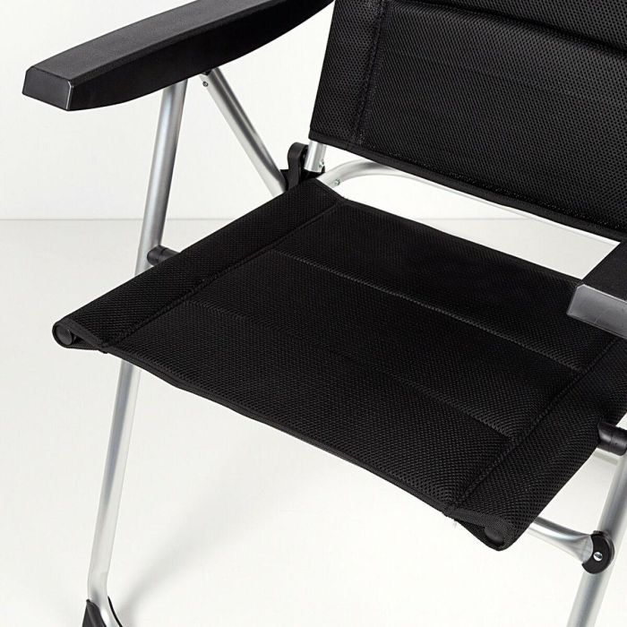 Silla de Playa Aktive Deluxe Plegable Negro 49 x 123 x 67 cm (2 Unidades) 4