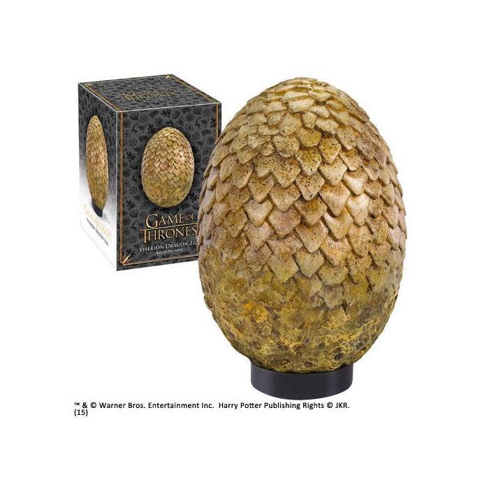 The Noble Collection Huevo del Dragón Viserion de Juego de Tronos en Resina