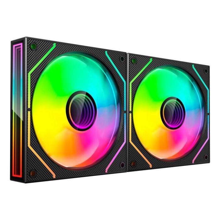 Mars Gaming MF3DPROX2 Kit 2 Ventiladores 120mm ARGB PWM Hidráulico Refrigeración Caja PC 3 Mars Gaming MF3DPROX2 Kit 2 Ventiladores 120mm ARGB PWM Hidráulico Refrigeración Caja PC 3