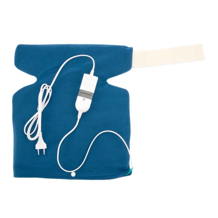 Almohadilla Eléctrica Giftdecor para Espalda y Cuello, 37x21x5 cm, Azul, 3 Niveles de Calor (12 Unidades) 1