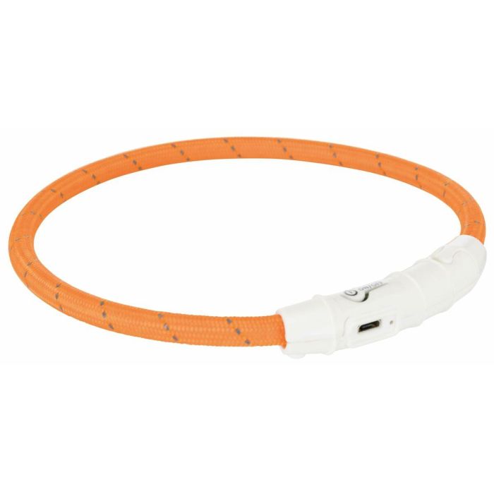 Collar LED para Mascotas Trixie Naranja L/XL 5 Collar LED para Mascotas Trixie Naranja L/XL 5
