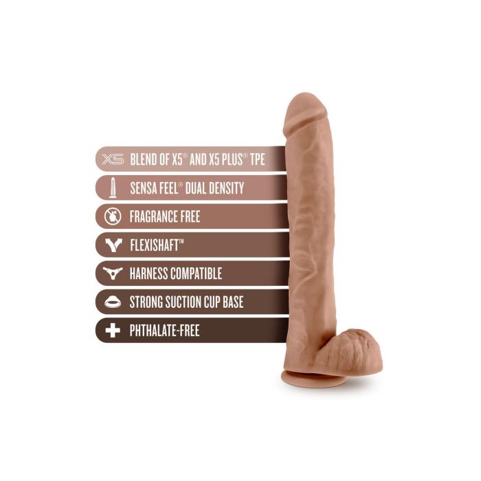Consolador Realista Blush Au Naturel TPE Ø 6,3 cm 5 Consolador Realista Blush Au Naturel TPE Ø 6,3 cm 5
