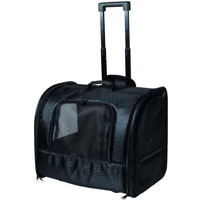 Trixie Bolsa con ruedas Elegance para perros y gatos, 45x41x31 cm, negro Trixie Bolsa con ruedas Elegance para perros y gatos, 45x41x31 cm, negro