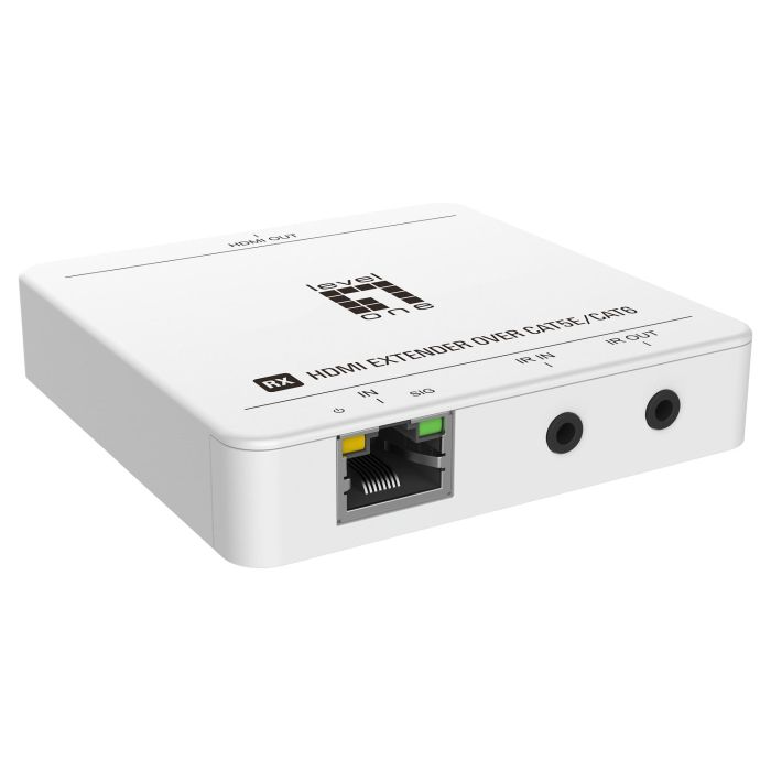 Level One HVE-9007 Extensor HDMI sobre Cat.5/6 Kit 4K hasta 70m Inalámbrico Blanco 1