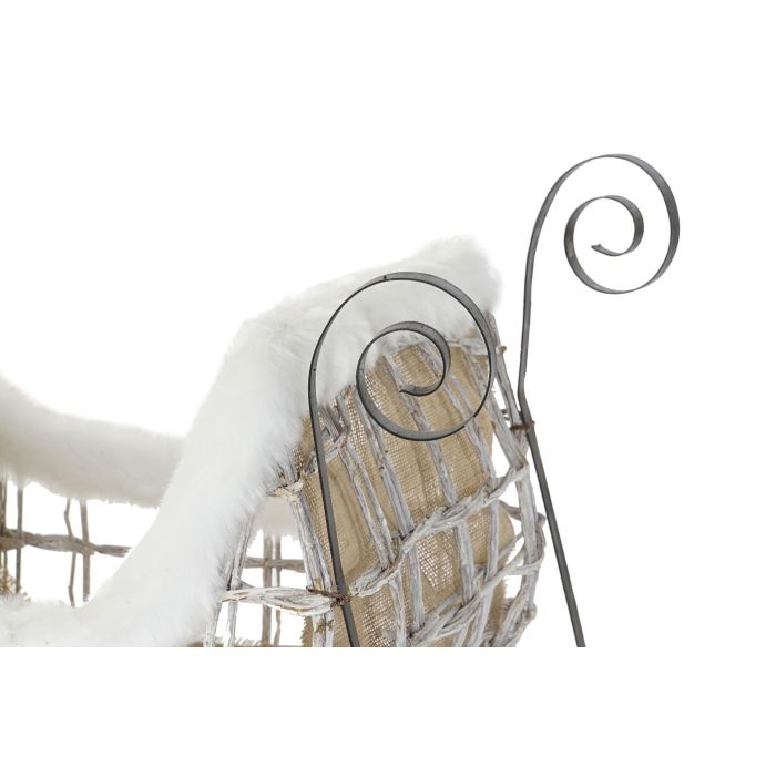 DKD Home Decor Trineo Navidad Blanco 46 x 62 x 90 cm 2