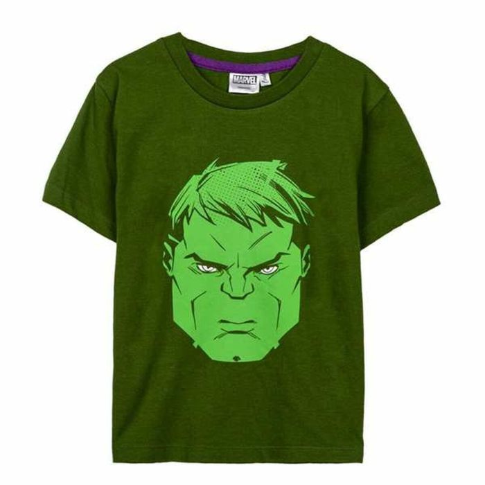 Camiseta corta single jersey avengers hulk talla 8 años Camiseta corta single jersey avengers hulk talla 8 años