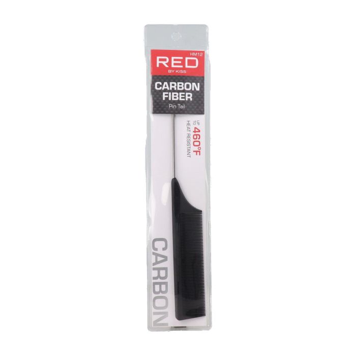 Red Kiss Peine Carbon Pin Tail Comb