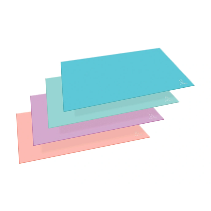 Exacompta Vade de Sobremesa Aquarel Cartón Forrado Colores Pastel Surtidos 585x385x5 mm 1