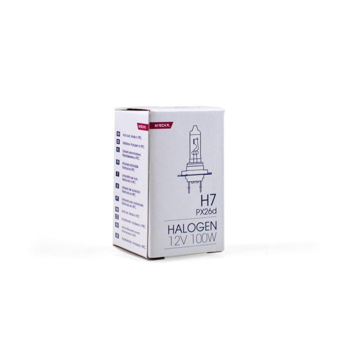 Lámpara Halógena M-Tech Px26D 12 V-100 W H7 MTECZ79 2 Lámpara Halógena M-Tech Px26D 12 V-100 W H7 MTECZ79 2