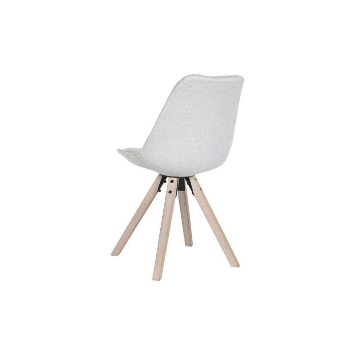 Silla Scandi DKD Home Decor Gris Claro 55 x 84 x 48 cm 4 Silla Scandi DKD Home Decor Gris Claro 55 x 84 x 48 cm 4