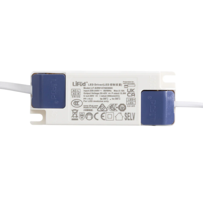 Placa LED Circular 12W 1.204 Lm Flicker Free IP20 30.000H Driver Lifud [WR-AYRR-12-CW] 1