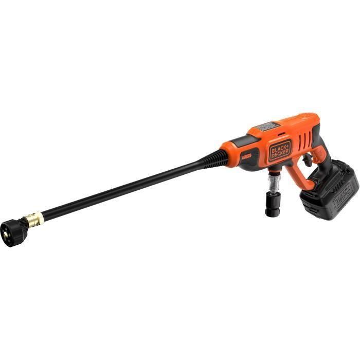 NEGRO + DECKER BCPC18D1-QW Hidrolimpiadora inalámbrica LITIO 18 V 24 Bar - 2 Ah 1 NEGRO + DECKER BCPC18D1-QW Hidrolimpiadora inalámbrica LITIO 18 V 24 Bar - 2 Ah 1