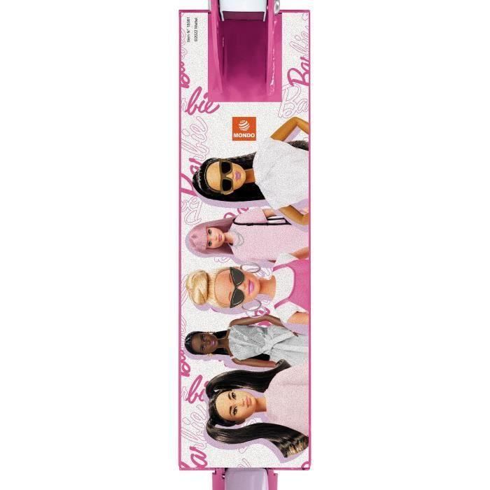 Mondo Patinete Scooter de 2 Ruedas Plegable de Metal con Diseño Barbie para Niños, Fabricado con Materiales Resistentes para Conducción Segura 4 Mondo Patinete Scooter de 2 Ruedas Plegable de Metal con Diseño Barbie para Niños, Fabricado con Materiales Resistentes para Conducción Segura 4