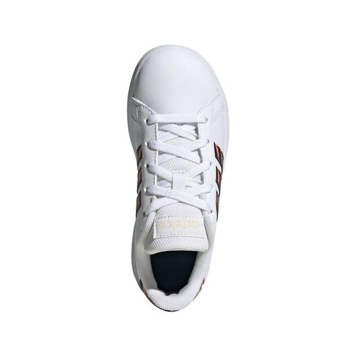 Zapatillas Deportivas Infantiles Adidas Grand Court Print Blanco 40 5