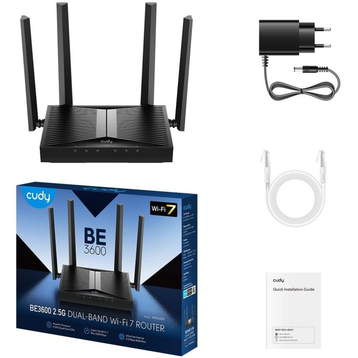 Cudy BE3600 2.5G Wi-Fi 7 Mesh Router 2 Cudy BE3600 2.5G Wi-Fi 7 Mesh Router 2