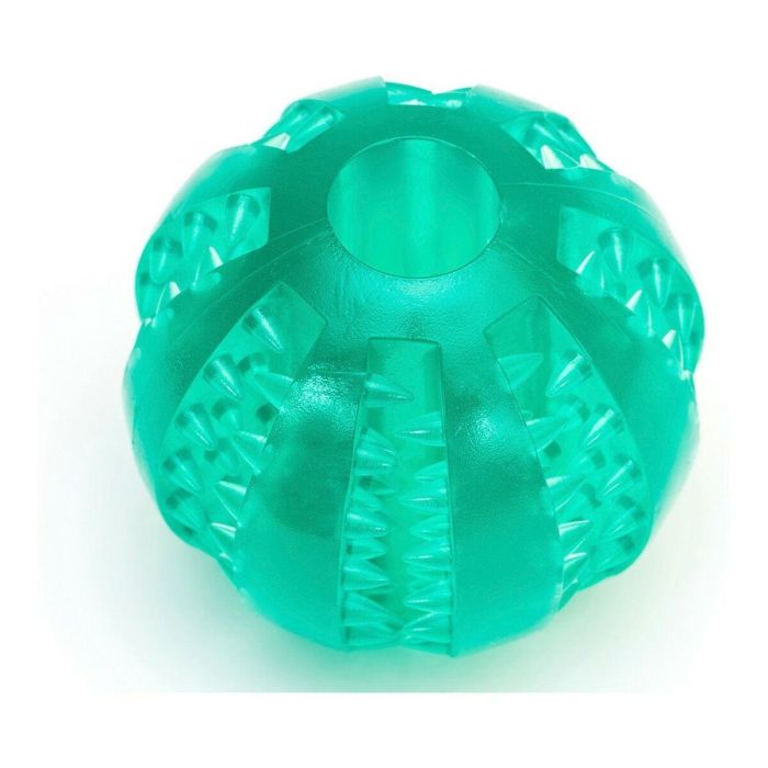 Gloria Pelota Dental Resistente TPR 7 cm para Perros | Juguete Masticable con Hendiduras para Limpieza de Sarro y Dispensador de Premios 9